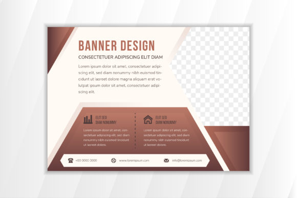 Elevating Brand Narratives with the Multicolored Brown Horizontal Flyer