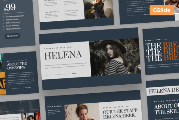 Elevating Visual Storytelling: The Strategic Power of the Helena Fashion Gslide Presentation