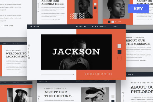 Jackson: A Modern Fashion Keynote Template