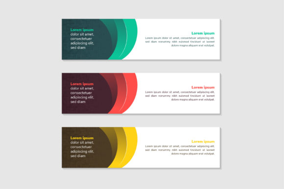 Mastering Visual Impact with a Curve Halftone Horizontal Banner