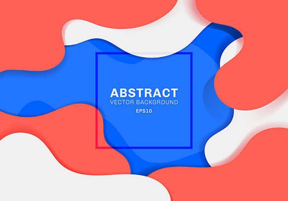 Mastering Visual Impact with an Abstract 3D Fluid Template Background